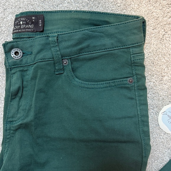 Lucky Brand Lolita Skinny Forest Green Jeans - Picture 2 of 3